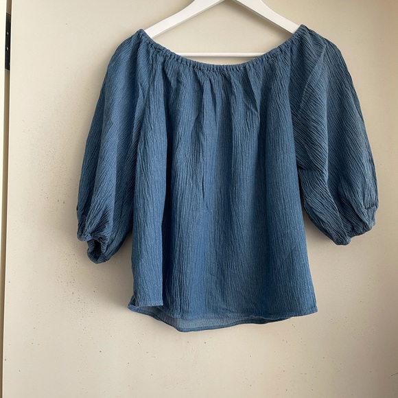 Sam & Lavi Liz Top in Denim Kona - Picture 5 of 6